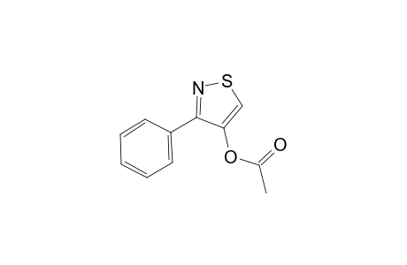 4-Isothiazolol, 3-phenyl-, acetate (ester)