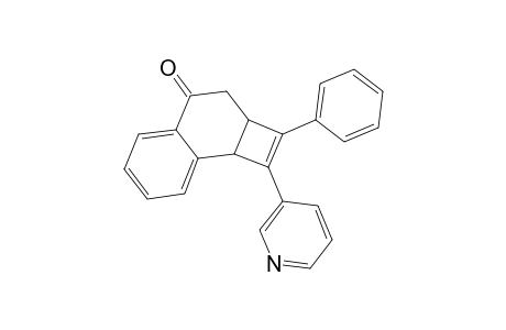 Cyclobuta[a]naphthalen-4(3H)-one, 2a,8b-dihydro-2-phenyl-1-(3-pyridinyl)-