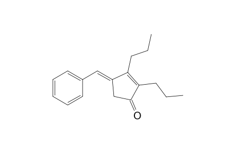 (E)-4-Benzylidene-2,3-dipropylcyclopent-2-enone