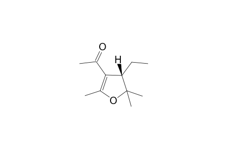 1-(3-Ethyl-2,2,5-trimethyl-3H-furan-4-yl)ethanone