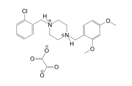 1-(2-chlorobenzyl)-4-(2,4-dimethoxybenzyl)piperazinediium oxalate