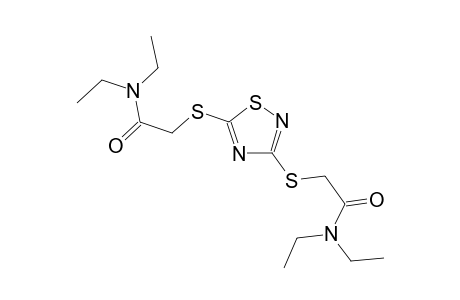 acetamide, 2-[[3-[[2-(diethylamino)-2-oxoethyl]thio]-1,2,4-thiadiazol-5-yl]thio]-N,N-diethyl-