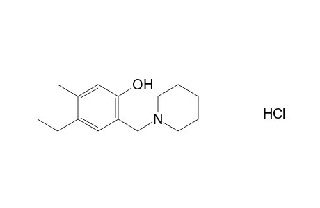 alpha square-piperidino-4-ethyl-2,5-xylenol, hydrochloride