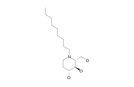 N-NONYL-D-FAGOMINE;(2R,3R,4R)-N-NONYL-2-HYDROXYMETHYLPIPERIDINE-3,4-DIOL