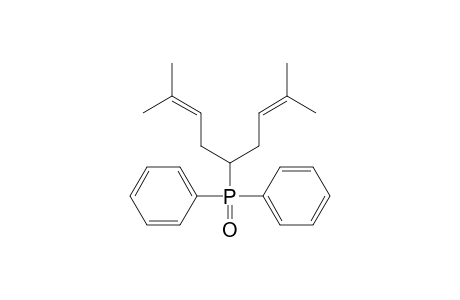 [4-Methyl-1-(3'-methyl-2'-butenyl)pent-3-enyl]-diphenylphosphane - oxide