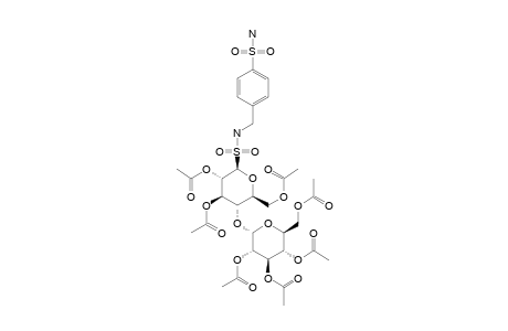 N-4-(AMINOSULFONYL)-BENZYL-S-(2,2',3,3',4',6,6'-HEPTA-O-ACETYL-1-THIO-BETA-LACTOSYL)-SULFONAMIDE