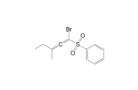 1-Bromo-3-methyl-1-phenylsulfonyl-1,2-pentadiene