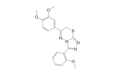6-(3,4-dimethoxyphenyl)-3-(2-methoxyphenyl)-7H-[1,2,4]triazolo[3,4-b][1,3,4]thiadiazine