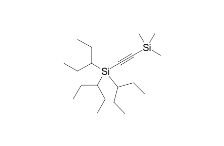 Triethyl((trimethylsilyl)ethynyl)silane