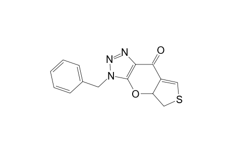 5,6-Dihydro-3-(phenylmethyl)thieno[3',4'-5,6]pyrano[2,3-d]-1,2,3-triazol-8(3H)-one