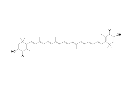 .beta.,.beta.-Carotene-4,4'-dione, 2,3-didehydro-3,3'-dihydroxy-, (.+-.)-