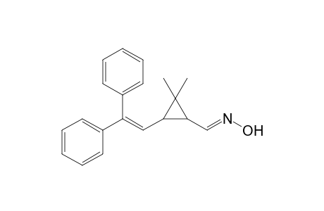 3-(2,2-Diphenylvinyl)-2,2-dimethyl-1-cyclopropanecarbaldehyde oxime