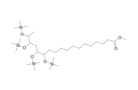 Octadecanoic acid, 13,14,16,17-tetrakis[(trimethylsilyl)oxy]-, methyl ester
