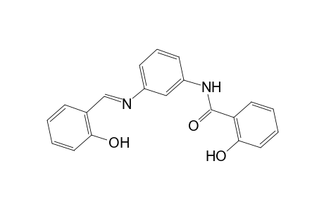 2-Hydroxy-N-(3-([(E)-(2-hydroxyphenyl)methylidene]amino)phenyl)benzamide