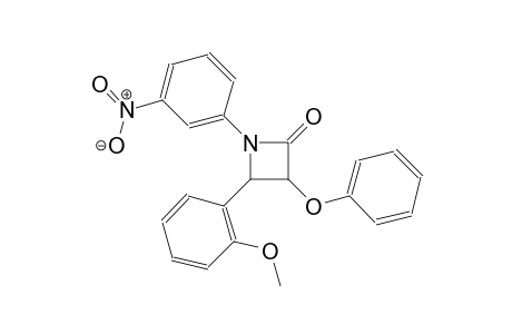 4-(2-Methoxyphenyl)-1-(3-nitrophenyl)-3-phenoxy-2-azetidinone