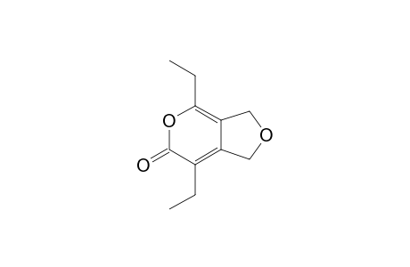 4,7-Diethyl-1,3-dihydrofuro[3,4-c]pyran-6-one