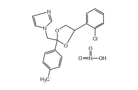 1-{[4-(o-chlorophenyl)-2-p-tolyl-1,3-dioxolan-2-yl]methyl}imidazole, mononitrate