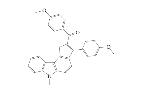 (4-methoxyphenyl)-[3-(4-methoxyphenyl)-6-methyl-1H-cyclopenta[c]carbazol-2-yl]methanone