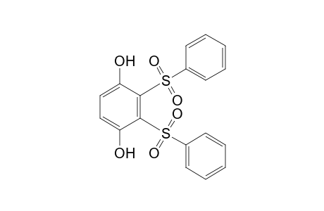 2,3-bis(benzenesulfonyl)benzene-1,4-diol