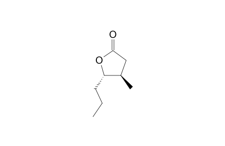 (4R,5S)-4-methyl-5-propyldihydrofuran-2(3H)-one
