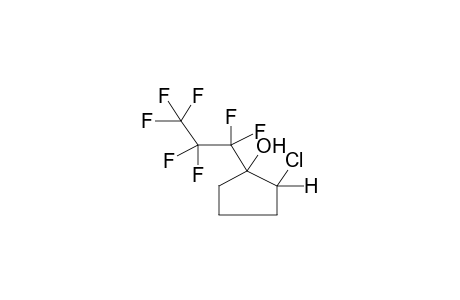 1-HEPTAFLUOROPROPYL-2-CHLOROPENTANOL