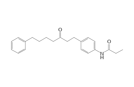 Propanamide, N-[4-(3-oxo-7-phenylheptyl)phenyl]-