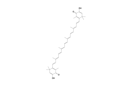 2,5-Cyclohexadien-1-one, 3,3'-(3,7,11,15-tetramethyl-1,3,5,7,9,11,13,15,17-octadecanonaene-1,18-diyl)bis[6-hydroxy-2,4,4-trimethyl-