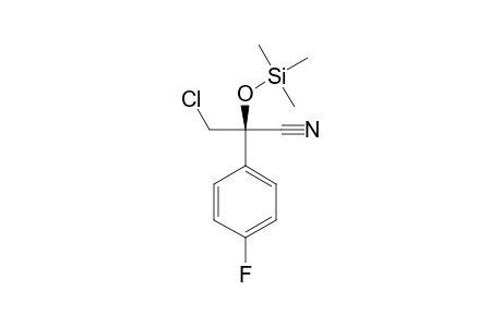 3-CHLORO-2-(4-FLUOROPHENYL)-2-TRIMETHYLSILANYLOXYPROPIONITRILE