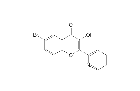 6-BROMO-3-HYDROXY-2-(2-PYRIDYL)CHROMONE