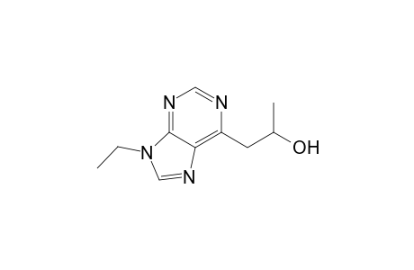 9H-Purine-6-ethanol, 9-ethyl-.alpha.-methyl-