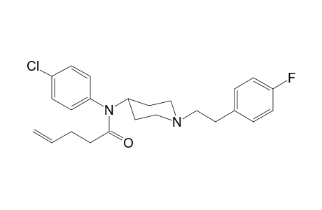 N-(4-Chlorophenyl)-N-(1-[2-(4-fluorophenyl)ethyl]piperidin-4-yl)-pent-4-enamide