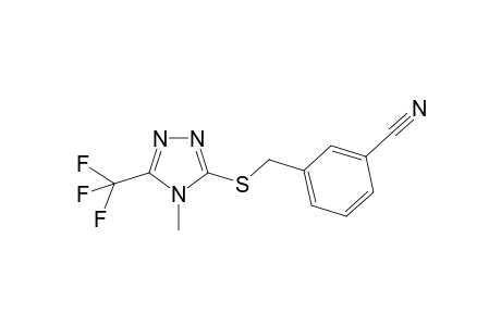 Benzonitrile, 3-(5-trifluoromethyl-4-methyl-1,2,4-triazol-3-yl)thiomethyl-