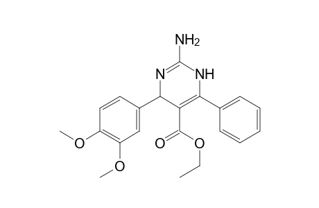 Ethyl 2-amino-4-(3,4-dimethoxyphenyl)-6-phenyl-1,4-dihydropyrimidine-5-carboxylate