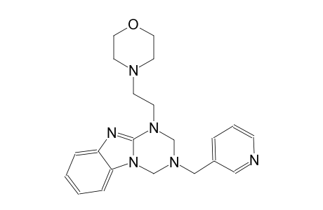 [1,3,5]triazino[1,2-a]benzimidazole, 1,2,3,4-tetrahydro-1-[2-(4-morpholinyl)ethyl]-3-(3-pyridinylmethyl)-