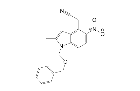 1-benzyloxymethyl-4-cyanomethyl-2-methyl-5-nitroindole
