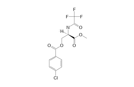 METHYL-(2S)-3-(m-CHLOROBENZOYLOXY)-N-TRIFLUOROACETYL-[2-2H]-ALANINATE