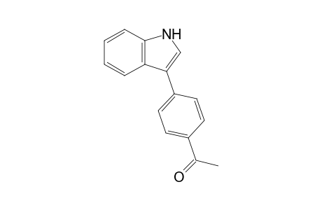 1-[4-(1H-indol-3-yl)phenyl]ethanone