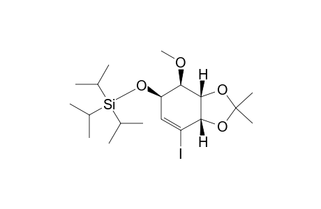 [(3aS,4S,5R,7aS)-7-iodo-4-methoxy-2,2-dimethyl-3a,4,5,7a-tetrahydro-1,3-benzodioxol-5-yl]oxy-triisopropyl-silane