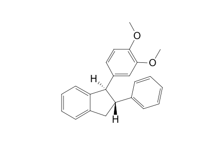 trans-1-(3,4-Dimethoxyphenyl)-2-phenyl-2,3-dihydro-1H-indene