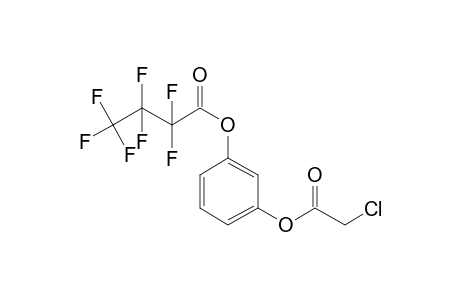 1,3-Benzenediol, o-chloroacetyl-o'-heptafluorobutyryl-