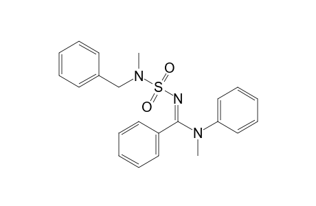 N'-(benzylmethylsulfamoyl)-N-methyl-N-phenylbenzamidine