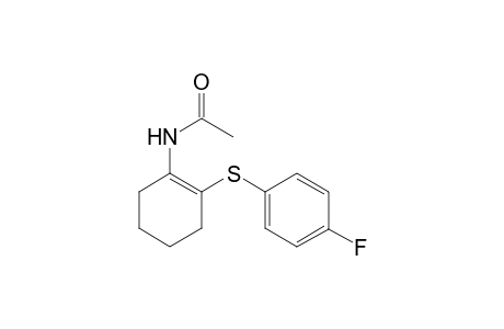 N-(2-((4-fluorophenyl)thio)cyclohex-1-en-1-yl)acetamide
