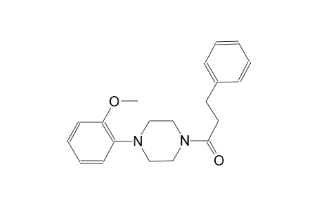 1-(2-methoxyphenyl)-4-(3-phenylpropanoyl)piperazine