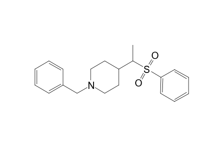 (rac)-N-Benzyl-4-[1-(phenylsulfonyl)ethyl]-piperidine
