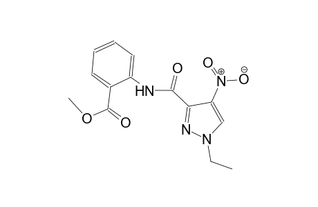 methyl 2-{[(1-ethyl-4-nitro-1H-pyrazol-3-yl)carbonyl]amino}benzoate
