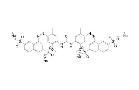 2,6-Naphthalenedisulfonic acid, 4,4'-[carbonylbis[imino(5-methoxy-2-methyl-4,1-phenylene)azo]]bis-, tetrasodium salt