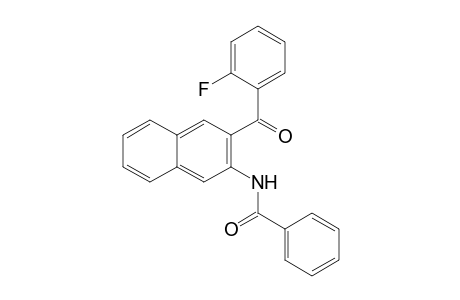 2-(2'-Fluorobenzoyl)-3-(N-benzoylamino)naphthalene