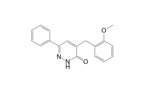 4-(2-Methoxybenzyl)-6-phenylpyridazin-3(2H)-one
