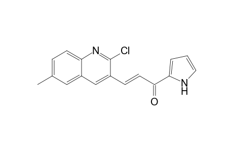 (2E)-3-(2-Chloro-6-methylquinolin-3-yl)-1-(1H-pyrrol-2-yl)prop-2-en-1-one