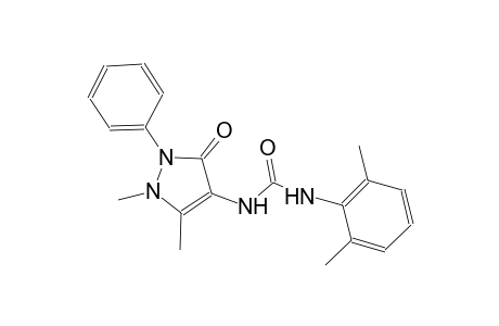 urea, N-(2,3-dihydro-1,5-dimethyl-3-oxo-2-phenyl-1H-pyrazol-4-yl)-N'-(2,6-dimethylphenyl)-
